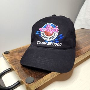 HIGH Performance Vintage Co-op Strapback Cap Hat Retro Neon Patch